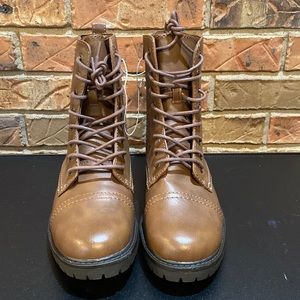 Brown Combat Boots